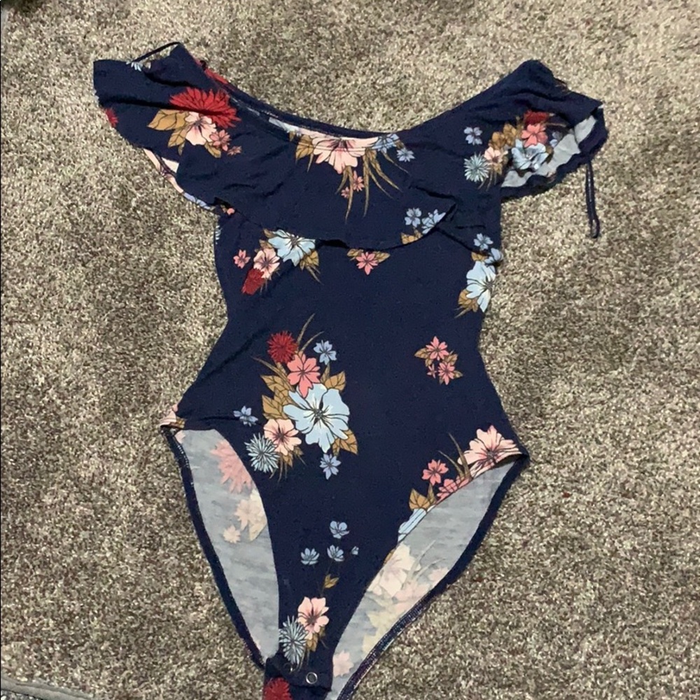 Off the shoulder one piece